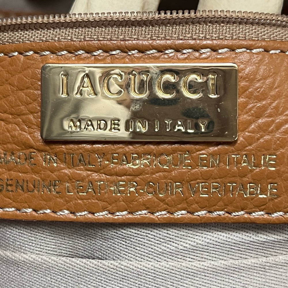 Lacucci croco embossed leather bag(made in Italy ) - Picture 12 of 16